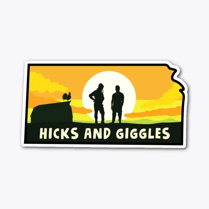 Hicks & Giggles Sticker