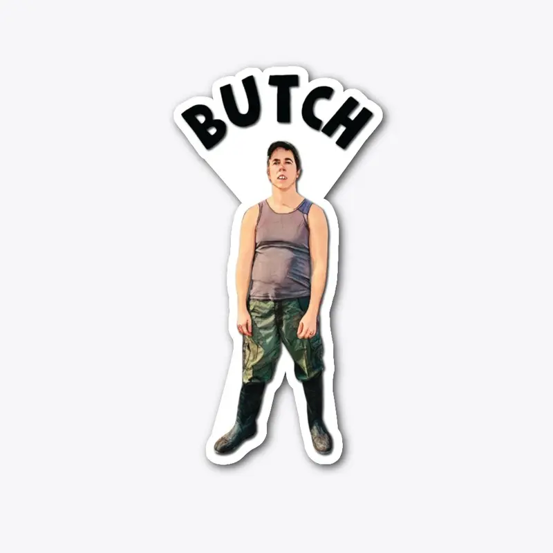 Butch Sticker