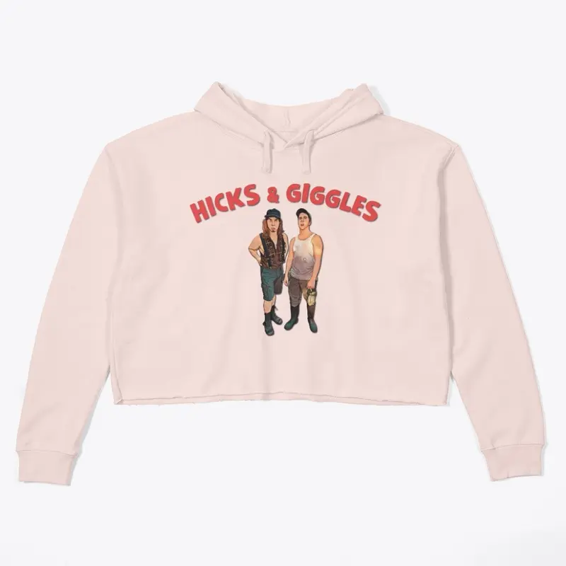 Hicks & Giggles Crop Hoodie